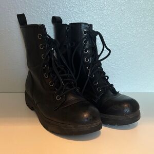 SO Black Women's Combat Boots
